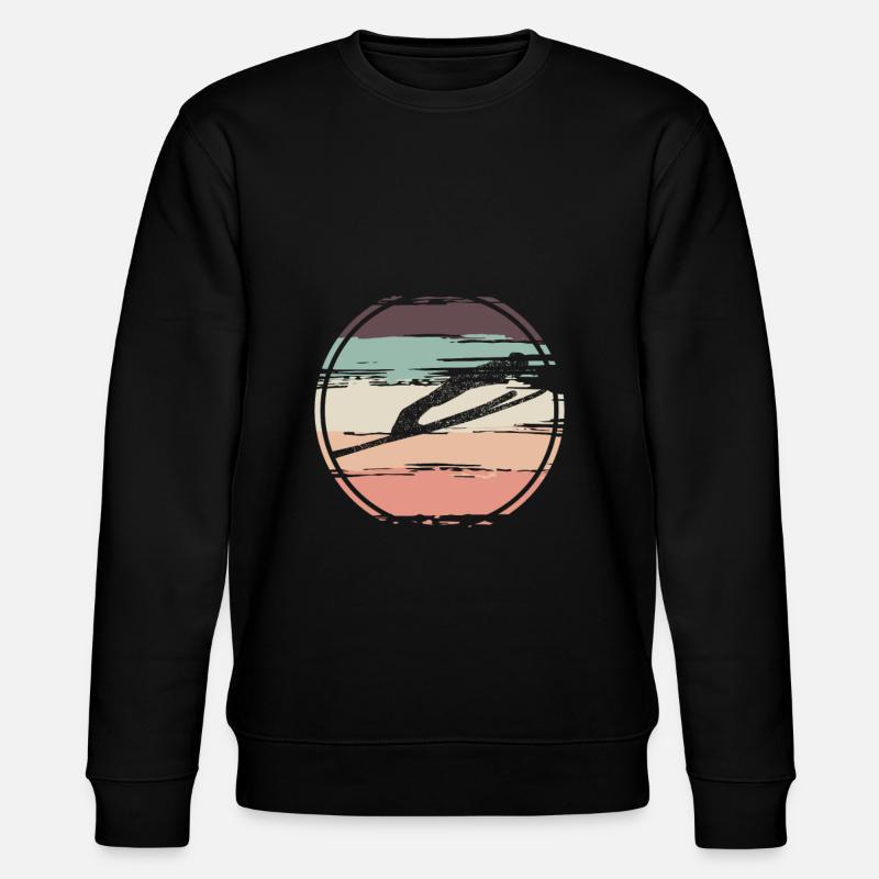 Saut à ski rétro - Sweat bio CHANGER Stanley/Stella Unisexe - noir