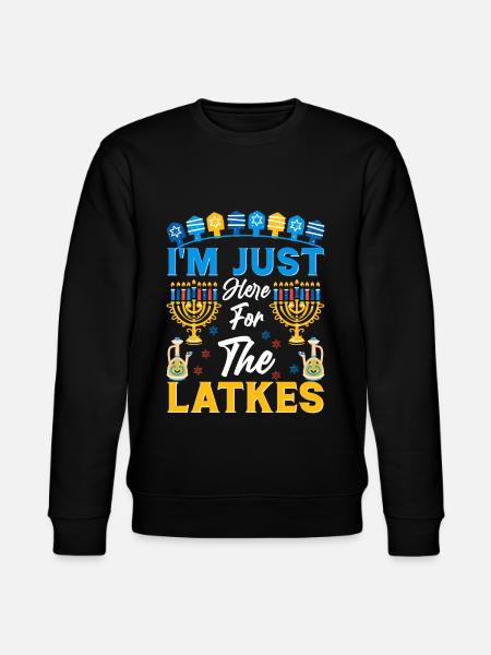 Hanoukka Hanoukka Dreidel Latkes Hanoukka - Sweat bio CHANGER Stanley/Stella Unisexe - noir