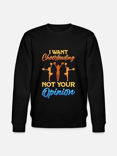 Cheerleading Team Cheerleader Trainer - Stanley/Stella CHANGER Unisex Organic Sweatshirt - black