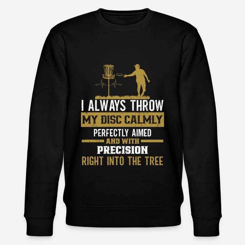 Disc Golf Player Frisbee Player - Stanley/Stella CHANGER Unisex Organic Sweatshirt - black