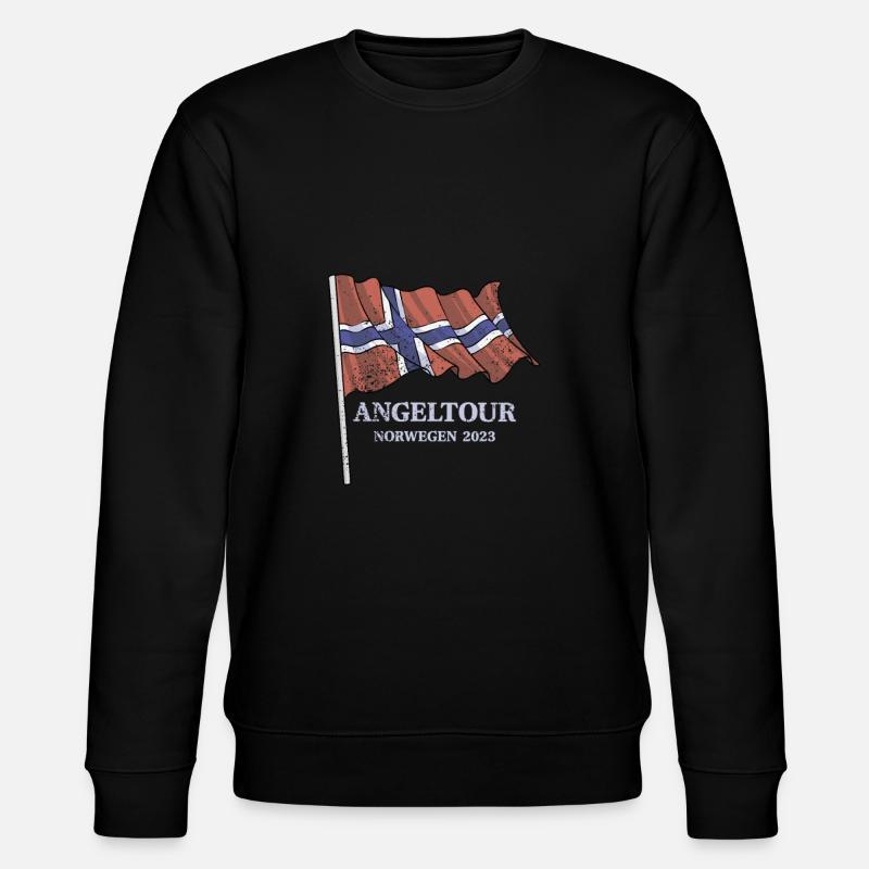Norvège Pêche 2023 - Sweat bio CHANGER Stanley/Stella Unisexe - noir