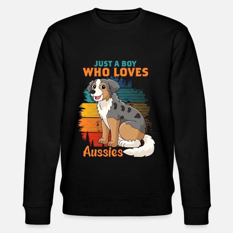Chien de berger australien - Sweat bio CHANGER Stanley/Stella Unisexe - noir