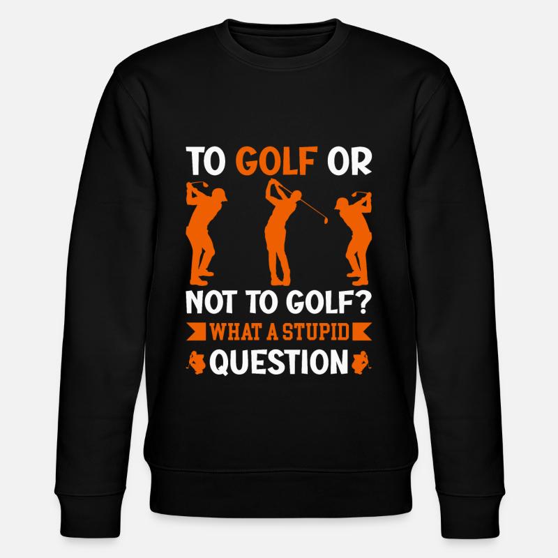 Golf Golfing - Sweat bio CHANGER Stanley/Stella Unisexe - noir