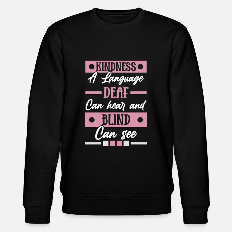 Blind Blindness Awareness Visual Impairment - Stanley/Stella CHANGER Unisex Organic Sweatshirt - black