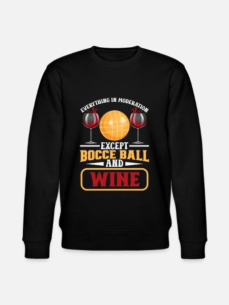 Boccia Player Boccia game Boule - Stanley/Stella CHANGER Unisex Organic Sweatshirt - black