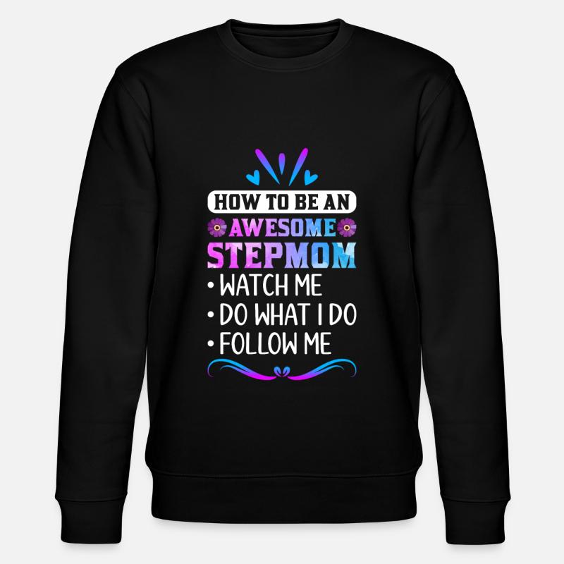 Stiefmutter - Stanley/Stella Unisex Bio-Sweatshirt CHANGER  - Schwarz