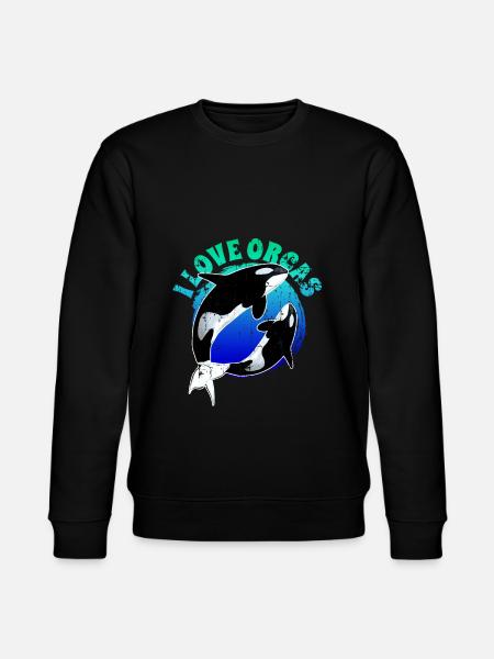 Orca Orca - Stanley/Stella CHANGER Unisex Organic Sweatshirt - black
