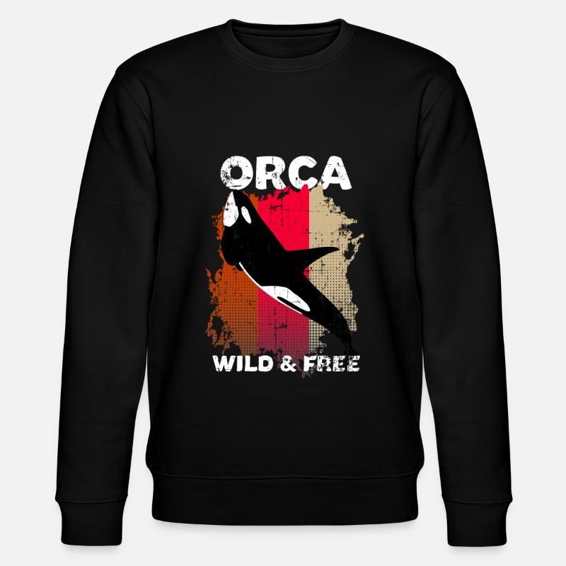 Orca - Sweat bio CHANGER Stanley/Stella Unisexe - noir