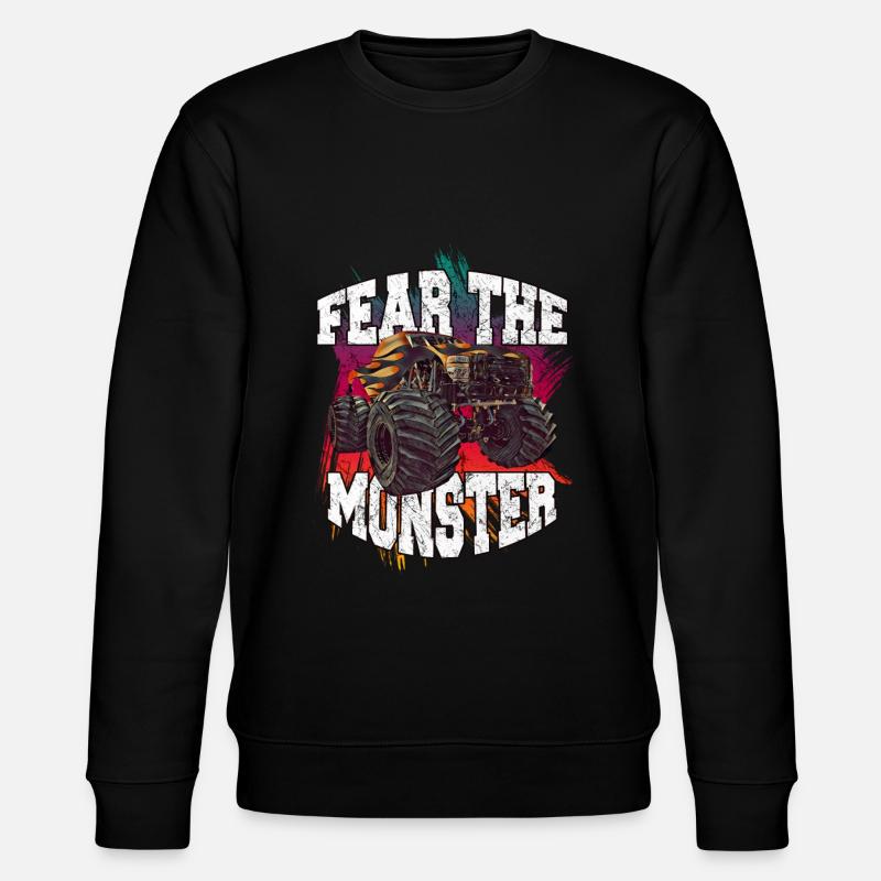 Monstertruck - Stanley/Stella Unisex Bio-Sweatshirt CHANGER  - Schwarz