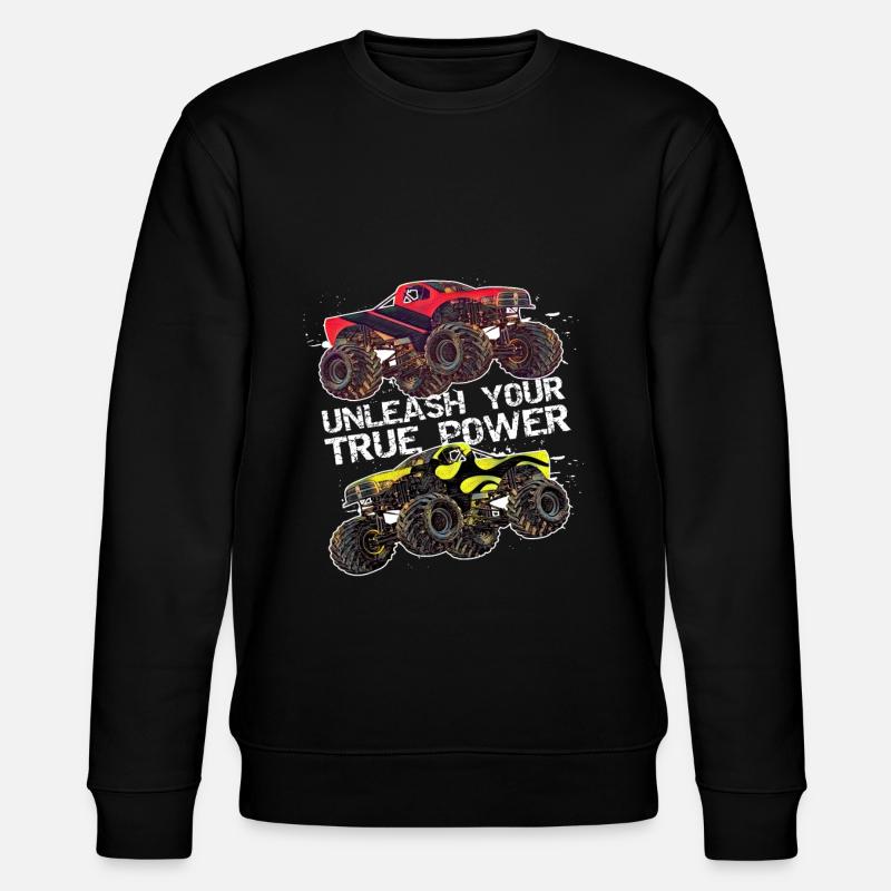 Camion monstre - Sweat bio CHANGER Stanley/Stella Unisexe - noir