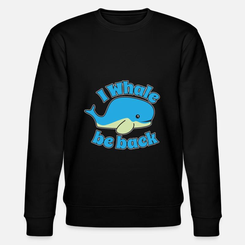 Baleine bébé - Sweat bio CHANGER Stanley/Stella Unisexe - noir