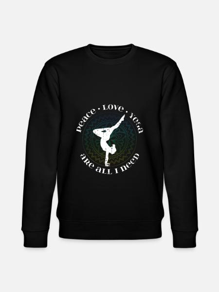 yoga - Stanley/Stella CHANGER Unisex Organic Sweatshirt - black