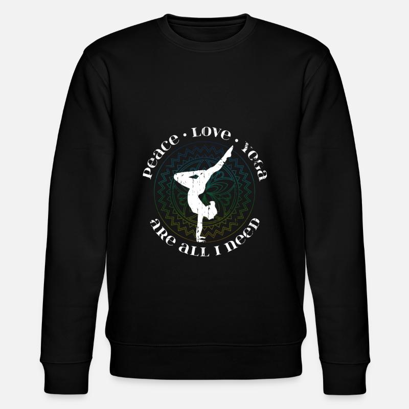 Yoga - Stanley/Stella Unisex Bio-Sweatshirt CHANGER  - Schwarz