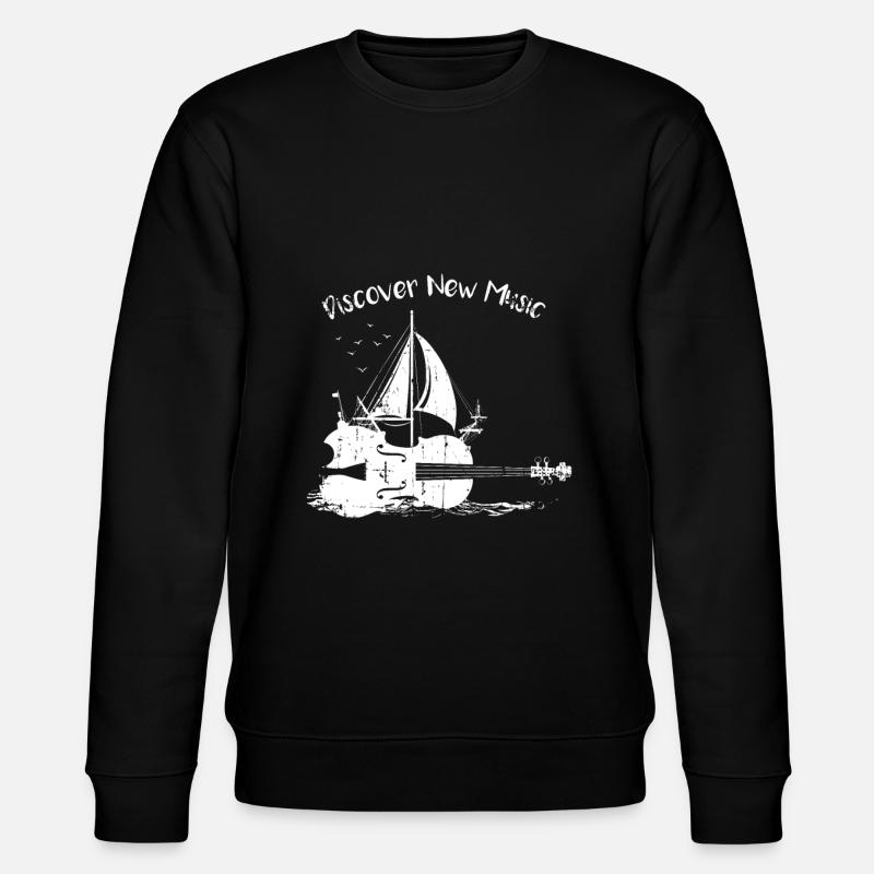 Violin Symphony Classical Music - Stanley/Stella CHANGER Unisex Organic Sweatshirt - black