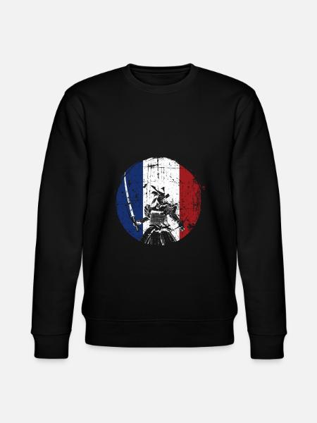 Samurai France guerrier - Sweat bio CHANGER Stanley/Stella Unisexe - noir