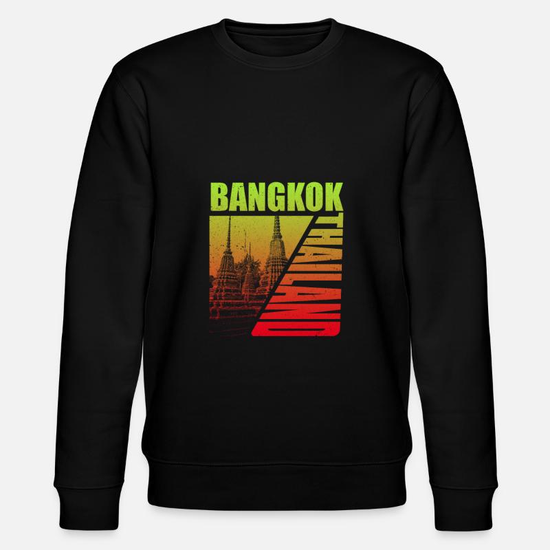 Bangkok - Stanley/Stella Unisex Bio-Sweatshirt CHANGER  - Schwarz