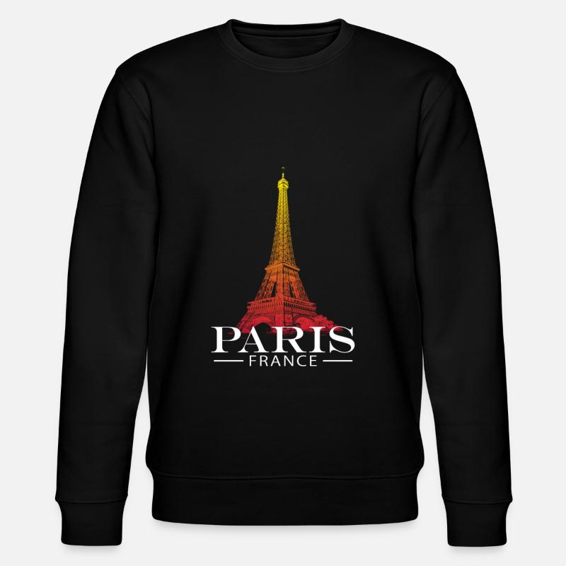 Tour eiffel paris - Sweat bio CHANGER Stanley/Stella Unisexe - noir