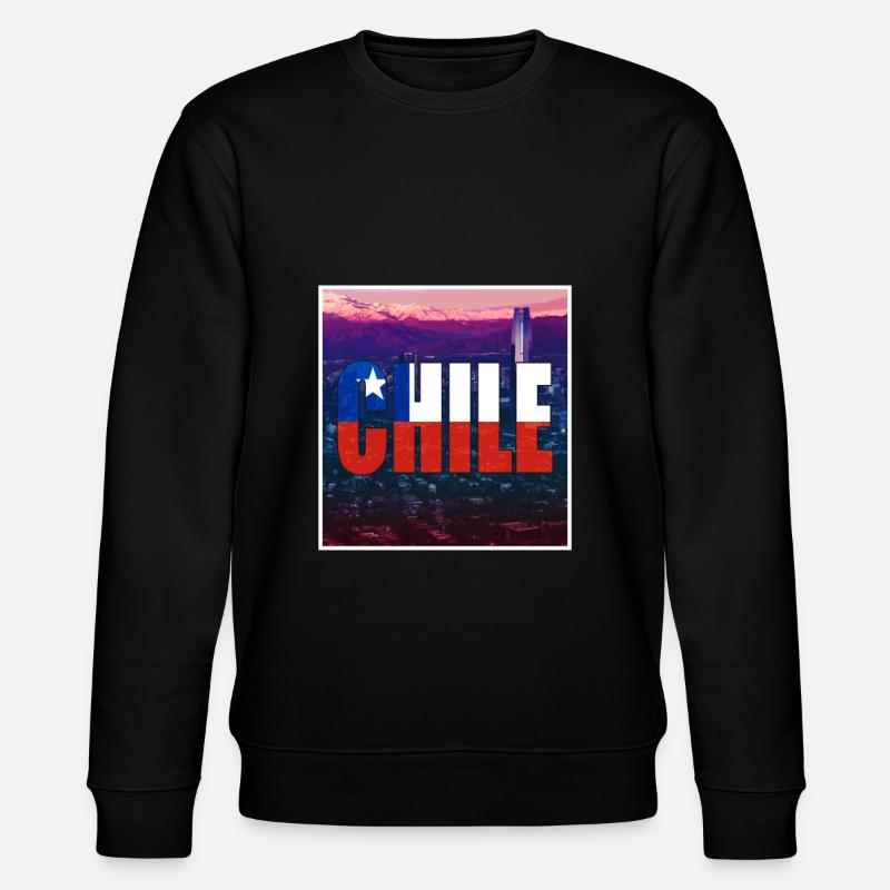 Chile Santiago de Chile - Stanley/Stella CHANGER Unisex Organic Sweatshirt - black