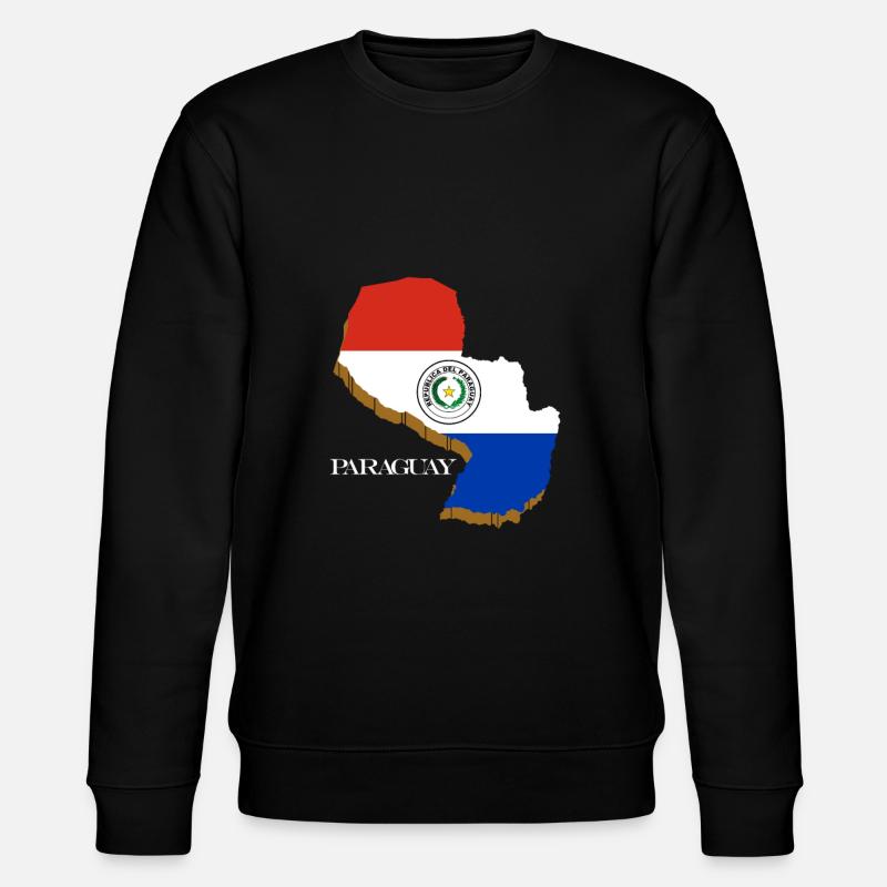 Paraguay - Stanley/Stella Unisex Bio-Sweatshirt CHANGER  - Schwarz