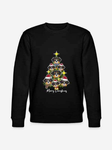 Arbre de Noël bernois - Sweat bio CHANGER Stanley/Stella Unisexe - noir