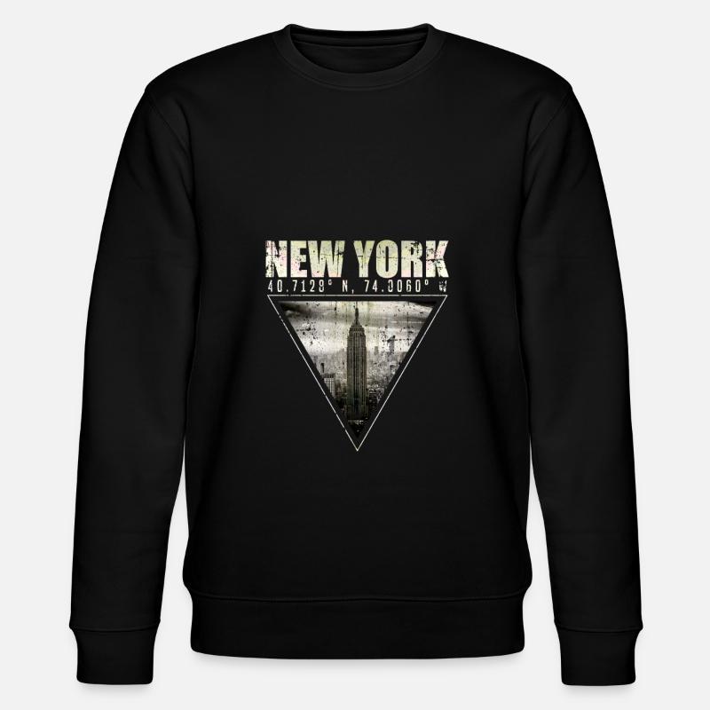 New York skyline - Stanley/Stella CHANGER Unisex Organic Sweatshirt - black