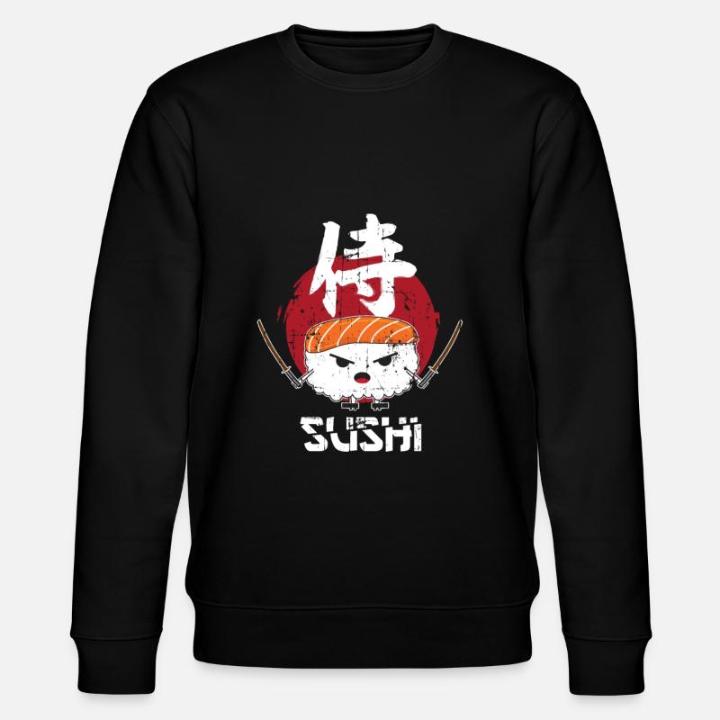 Sushi Manger Asie - Sweat bio CHANGER Stanley/Stella Unisexe - noir