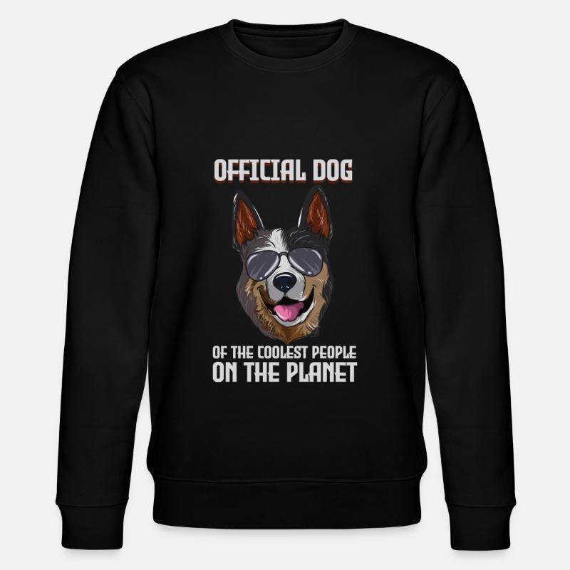 Australian Cattle Dog - Stanley/Stella Unisex Bio-Sweatshirt CHANGER  - Schwarz