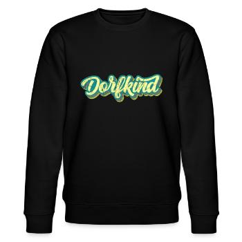 Dorfkind Dorf Dorfleben Kaff - Stanley/Stella Unisex Bio-Sweatshirt CHANGER  - Schwarz - Vorne - Nik (191cm) & Marisol (170cm)