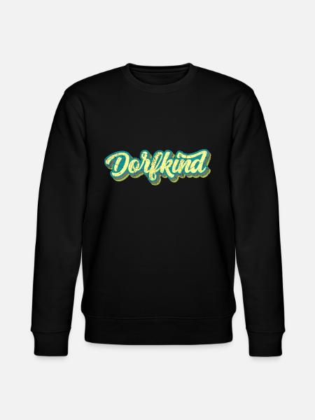 Dorfkind Dorf Dorfleben Kaff - Stanley/Stella Unisex Bio-Sweatshirt CHANGER  - Schwarz