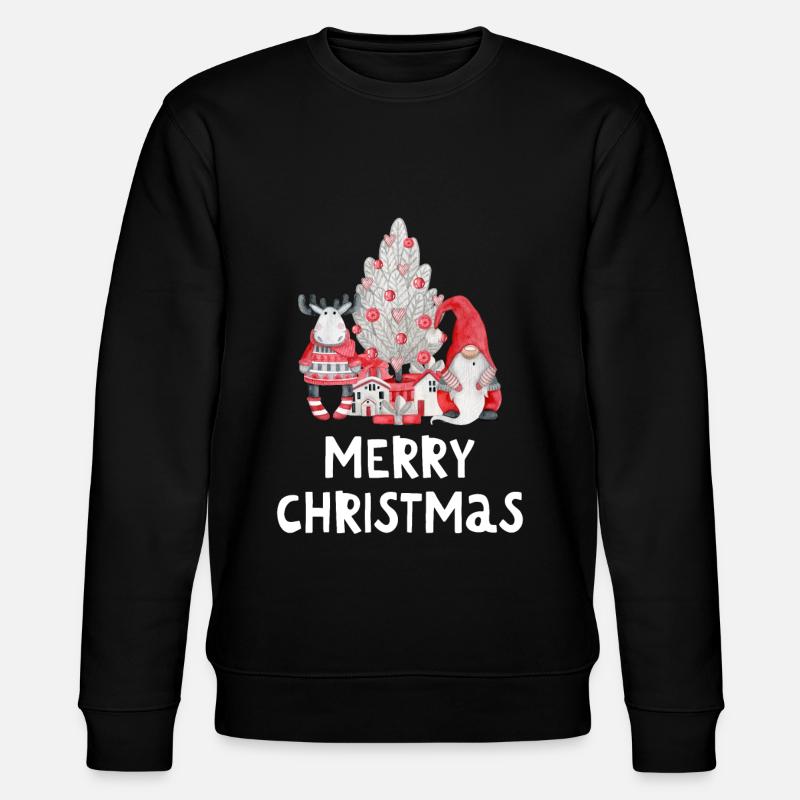 Joyeux Noël Drôle de Chemise de Noël - Sweat bio CHANGER Stanley/Stella Unisexe - noir