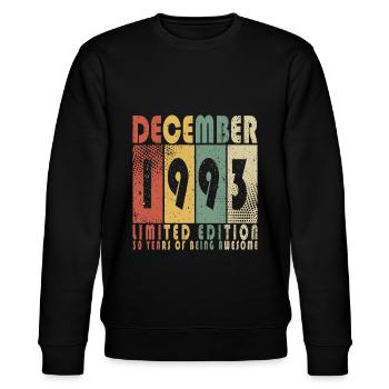 Dezember 1993 - 1993 Dezember - Stanley/Stella Unisex Bio-Sweatshirt CHANGER  - Schwarz - Vorne - Nik (191cm) & Marisol (170cm)