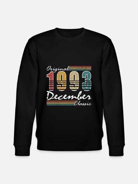 30th birthday 30 years December 1993 - Stanley/Stella CHANGER Unisex Organic Sweatshirt - black