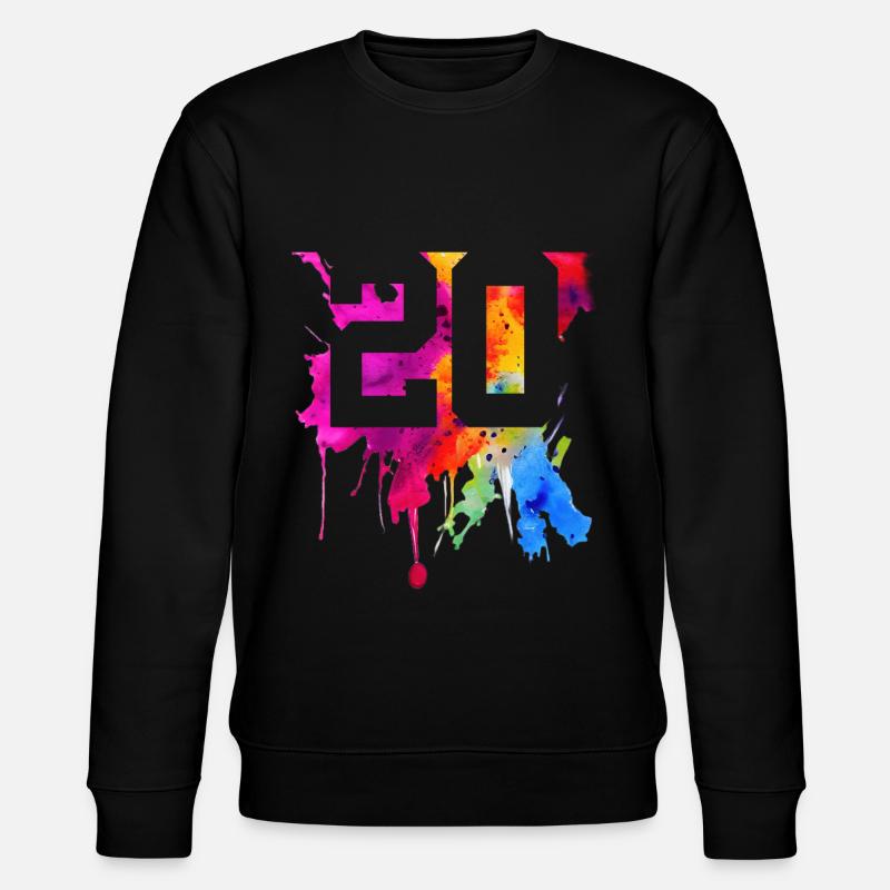 20 ANS 20 ANNIVERSAIRE - Sweat bio CHANGER Stanley/Stella Unisexe - noir