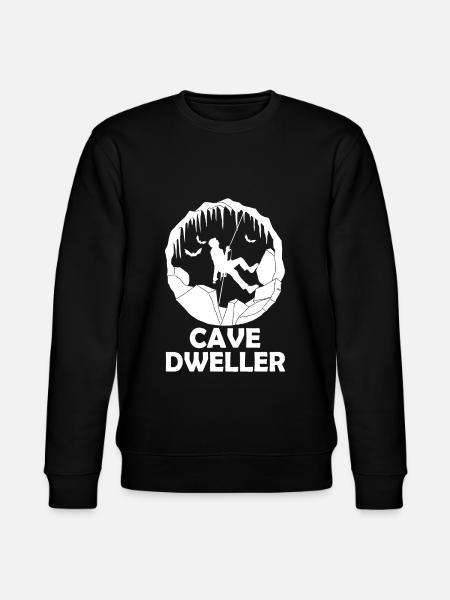 Höhlenbewohner - Höhlenforschung - Höhlenforscher Speläologie - Stanley/Stella Unisex Bio-Sweatshirt CHANGER  - Schwarz