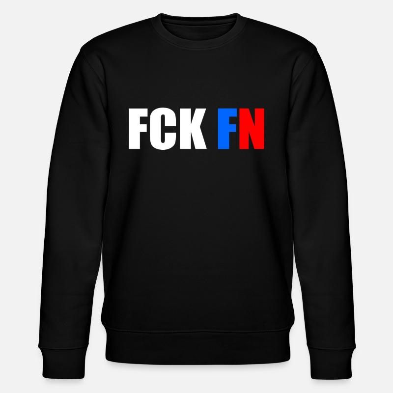 Fck fn - Stanley/Stella Unisex Bio-Sweatshirt CHANGER - Schwarz