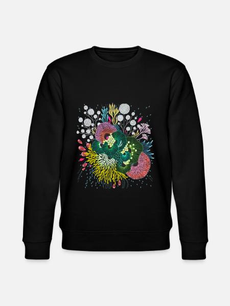 Underwater World - Stanley/Stella CHANGER Unisex Organic Sweatshirt - black