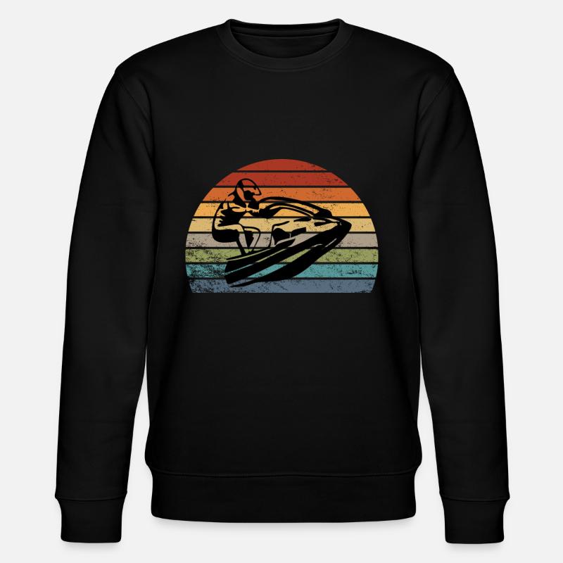jet ski - Stanley/Stella Unisex Bio-Sweatshirt CHANGER  - Schwarz
