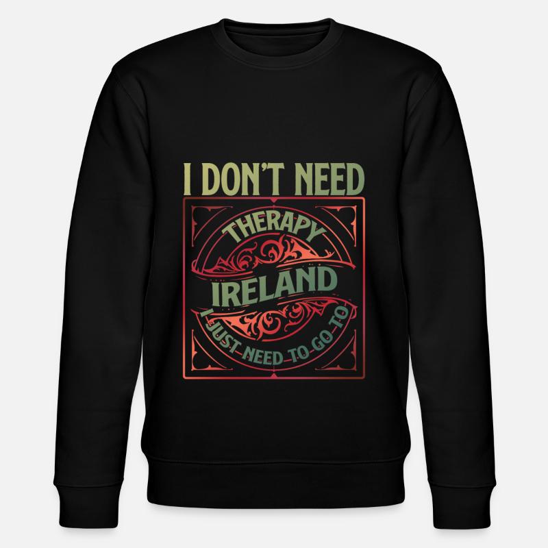 Irland - Stanley/Stella Unisex Bio-Sweatshirt CHANGER - Schwarz