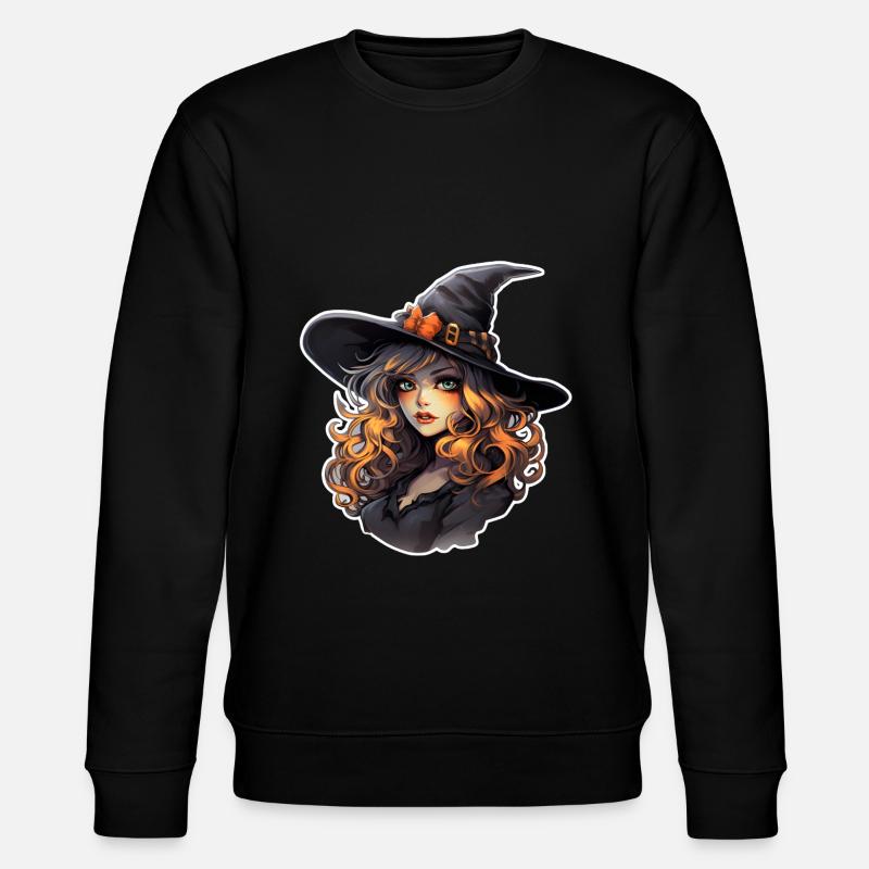 Sorcière Halloween - Sweat bio CHANGER Stanley/Stella Unisexe - noir