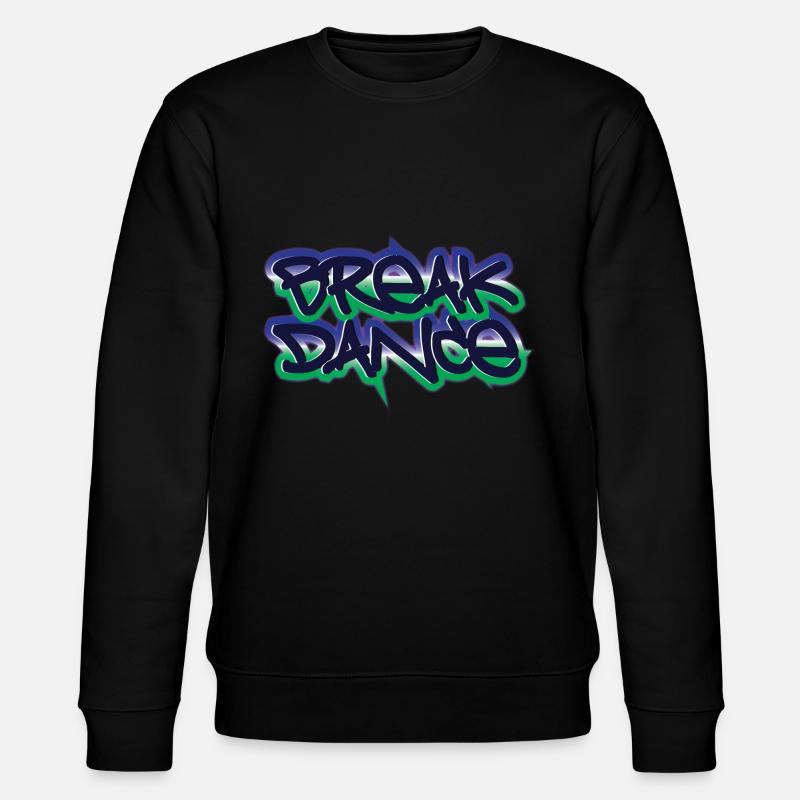 Breakdance Schriftzug - Stanley/Stella Unisex Bio-Sweatshirt CHANGER  - Schwarz