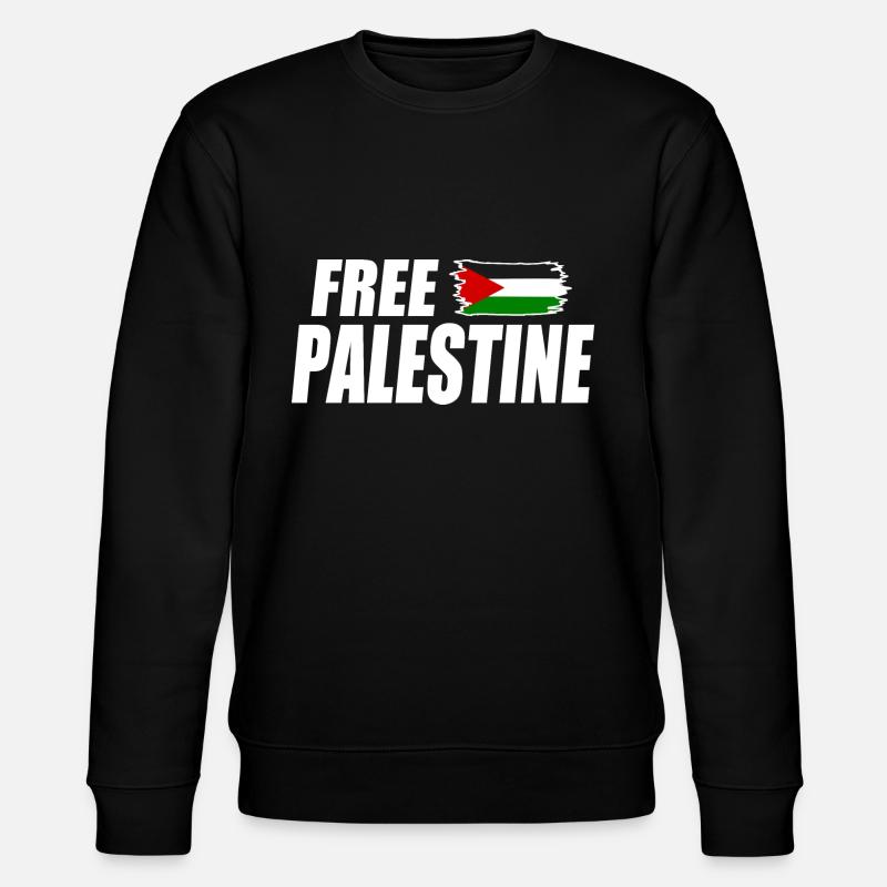 Free palestine - Sweat bio CHANGER Stanley/Stella Unisexe - noir