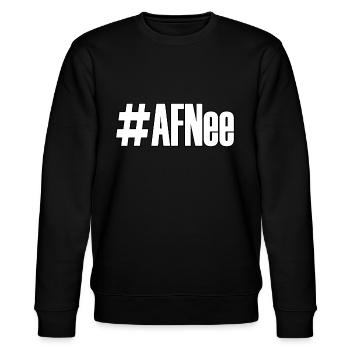 Hashtag: AFnee - Stanley/Stella Unisex Bio-Sweatshirt CHANGER  - Schwarz - Vorne - Nik (191cm) & Marisol (170cm)