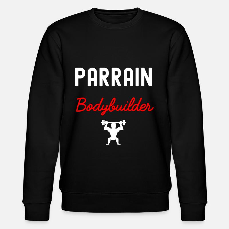 parrain BODYBUILDER - Sweat bio CHANGER Stanley/Stella Unisexe - noir