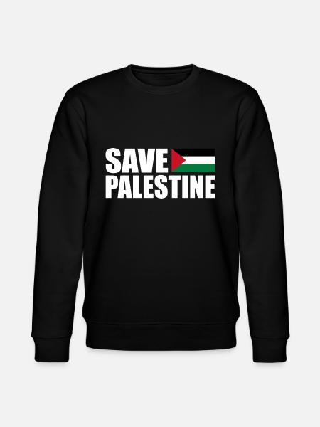 SAVE PALESTINE - Stanley/Stella CHANGER Unisex Organic Sweatshirt - black