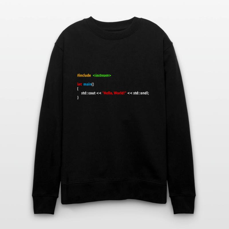 Hello World Code Stanley/Stella Unisex Bio-Sweatshirt CHANGER 