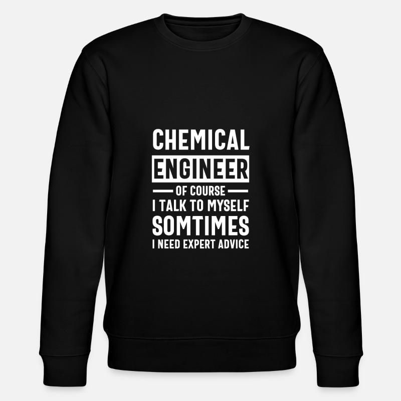 chemical engineer - Stanley/Stella CHANGER Unisex Organic Sweatshirt - black