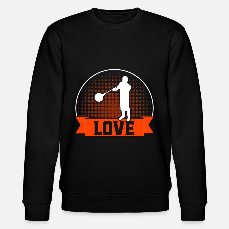 Glassblowing Glassblowing Glassworker Gift - Stanley/Stella CHANGER Unisex Organic Sweatshirt - black