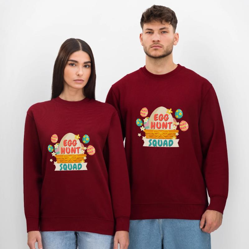 Egg Hunt Squad Easter Egg Stanley/Stella CHANGER Unisex Organic Sweatshirt