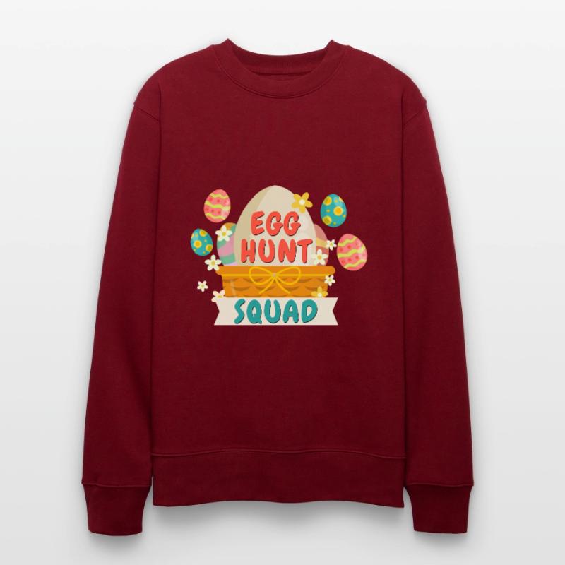 Egg Hunt Squad Easter Egg Stanley/Stella CHANGER Unisex Organic Sweatshirt