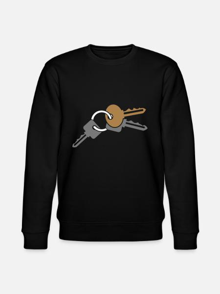 Key chain - clé - keychain - Stanley/Stella CHANGER Unisex Organic Sweatshirt - black